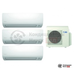 Мульти сплит-система Daikin 3MXS52E/CTXS15K/CTXS15K/CTXS15K