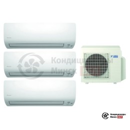 Мульти сплит-система Daikin 3MXS68G/CTXS15K/CTXS35K/CTXS35K