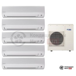 Мульти сплит-система Daikin 5MXS90E/FTXB25B/FTXB25B/FTXB25B/FTXB35B/FTXB35B