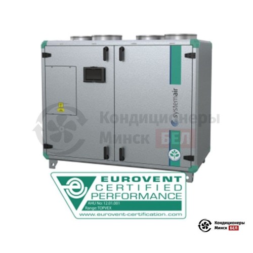  Приточно-вытяжной агрегат Systemair Topvex TX/C03 HWH-L-CAV в Минске