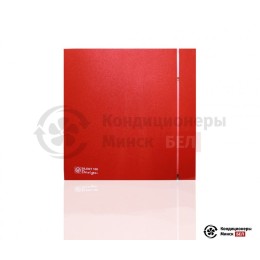 Вентилятор для ванной Soler & Palau SILENT 100 CZ DESIGN 4C RED