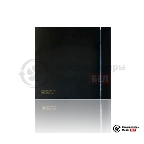  Вентилятор для ванной Soler & Palau SILENT 100 CZ DESIGN 4C BLACK в Минске